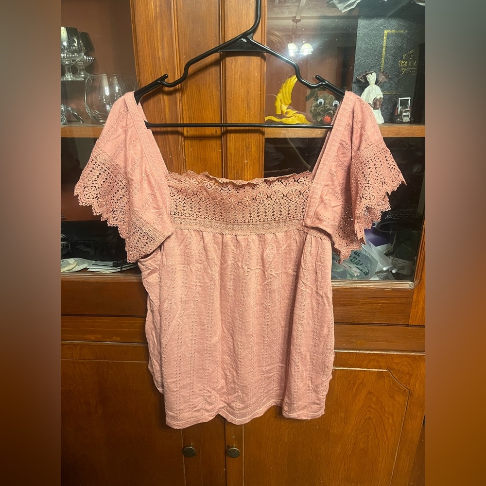 Maurice’s Pink Blouse Size: XL